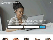Tablet Screenshot of myappointments.com